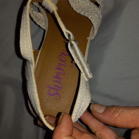 SHIMMER Shoes Brand Newnever Worn Womans Shimmer By Edl Open Toe